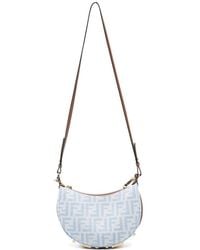 Fendi - Graphy Mini Denim Handbag - Lyst