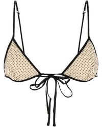 Prada - Printed Chiffon Bra - Lyst
