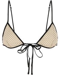 Prada - Printed Chiffon Bra - Lyst