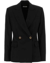 Versace - Informal Jacket Heavy Weight Wool Grain De Poudre - Lyst