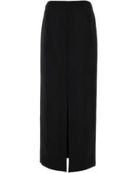 Givenchy - Long Skirt Back Slit - Lyst