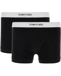 Tom Ford - Set Of 2 Logo-Waistband Cotton Boxer Briefs - Lyst