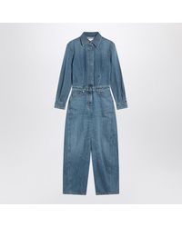 Givenchy - Denim Jumpsuit - Lyst