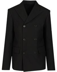 Celine - Tailored Wool Gabardine Jacket - Lyst