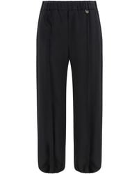 Burberry - Wool Jogging Pants - Lyst