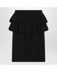 Valentino - Skirt With Ruffles On The Sides - Lyst