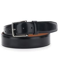 Tod's - Classic Smooth Leather Belt With Metal Buckle - Lyst