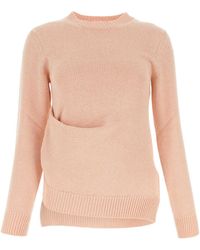 Jil Sander - Light Cotton Blend Sweater - Lyst