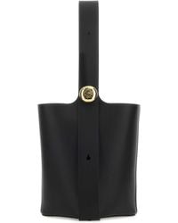 Loewe - Leather Medium Pebble Bucket Bag - Lyst
