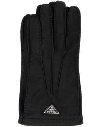 Prada - Nappa Leather Gloves - Lyst