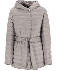 Herno - Silk And Cashmere Kimono Jacket - Lyst