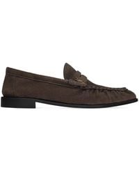 Saint Laurent - Le Loafer Soft Suede Moccasins - Lyst