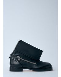 JW Anderson - Jw Anderson Leather Biker Boots - Lyst