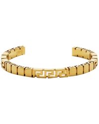 Versace - Greca Cuff Bracelet - Lyst