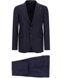 Tagliatore - Pinstriped Two-Piece Suit - Lyst