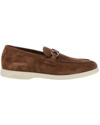 Ferragamo - 'Cosimo' Loafers With Metallic Hooks On The Front - Lyst