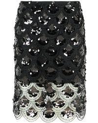 ROTATE BIRGER CHRISTENSEN - 'Sequin' Polyester Skirt - Lyst