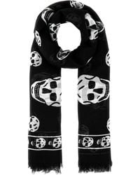 McQueen - Scarves - Lyst