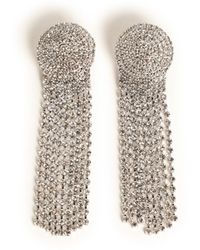 Self-Portrait - Droplet' -Plated Brass Earrings - Lyst
