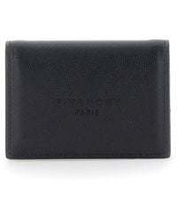 Givenchy - Card Holder With Embossed Logo Lettering On The Front - Lyst