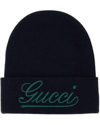 Gucci - Hat With Embroidery - Lyst