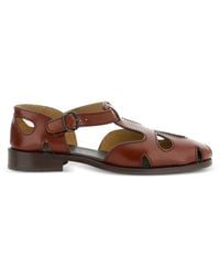 Hereu - Floreta Suede Leather Loafer - Lyst