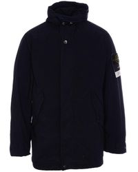 Stone Island - Light Compact Touch Poly-Tc Logo Jacket - Lyst
