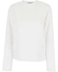 Acne Studios - Long-Sleeved T-Shirt With Logo On Back - Lyst