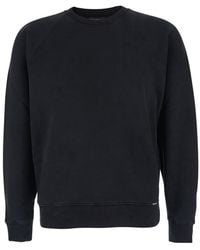 Tom Ford - Crewneck Sweatshirt With Logo Patch On The Front - Lyst