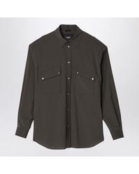 Fendi - Oversized Wool Blouson With Drawstring Waist - Lyst