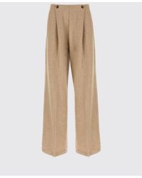 Max Mara - Pants Sand - Lyst