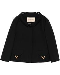 Valentino - Vgold Crepe Couture Jacket - Lyst