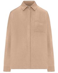 Max Mara - Siamese Silk Canvas Shirt - Lyst