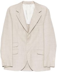 Brunello Cucinelli - Single-Breasted Jacket - Lyst