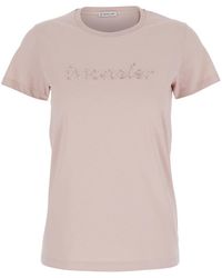 Moncler - Logo Crew Neck T-Shirt - Lyst