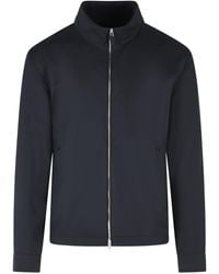 ZEGNA - 'Motorin' Dark Jacket - Lyst