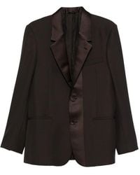 Fendi - Single-Breasted Wool Crêpe Tailored Blazer - Lyst