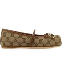 Gucci - Original Gg Fabric Ballerinas - Lyst