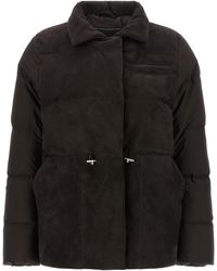 Kiton - Drawstring Down Jacket - Lyst