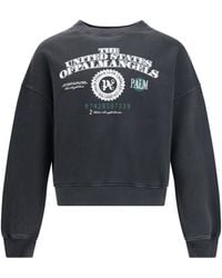 Palm Angels - Dollar Loose Crew Vintage Sweatshir - Lyst