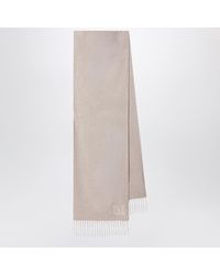 Max Mara - Ivory Cashmere Scarf - Lyst