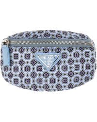 Prada - Printed Nylon Wrist Pouch - Lyst