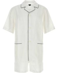 ZEGNA - White Linen Pyjama - Lyst