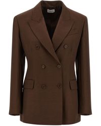 P.A.R.O.S.H. - P. A.R. O.S. H. Viscose Blazer - Lyst