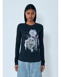 Our Legacy Strain Slim Longsleeve T-Shirt in Black | Lyst