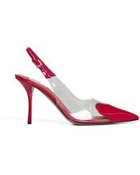 Alaïa - Alaïa Raspberry Le Cœur Slingback Pumps - Lyst