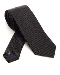 Tagliatore - Silk Tie With Polka Dots - Lyst