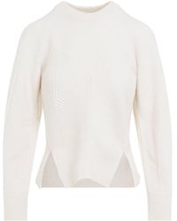 McQueen - Chevron Pullover Sweater - Lyst