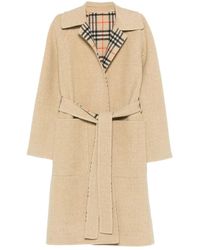 Burberry - Neutrals Coats - Lyst