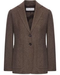 Max Mara - "Bermuda1234" Tweed Jacket - Lyst